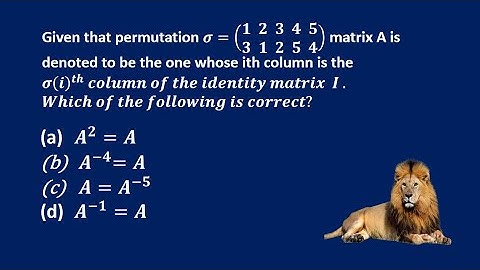 Permutation matrix