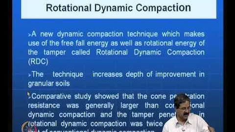 Mod-02 Lec-06 Deep compaction