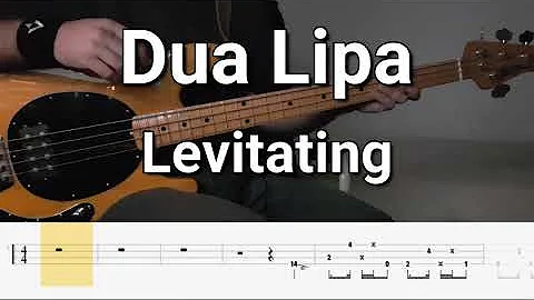 Dua Lipa - Levitating (Bass Cover) Tabs