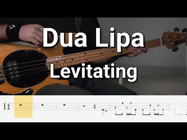 Dua Lipa - Levitating (Bass Cover) Tabs