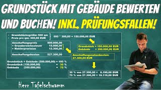 Bewertung von Grundstück mit Gebäude - Anschaffungskosten mit Nebenkosten + Buchen der Abschreibung!