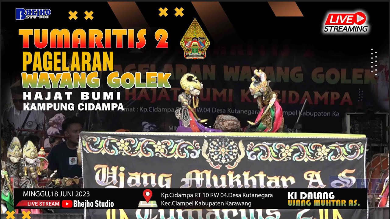 { LIVE } WAYANG GOLEK || KI DALANG UJANG MUKHTAR A S || HAJAT BUMI KP.CIDAMPA