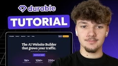Durable AI Website Builder Tutorial (2025) Step by Step