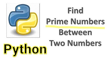 Find Prime numbers between two numbers