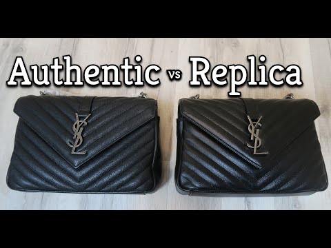 How To Spot Real Vs Fake Saint Laurent College Bag – LegitGrails