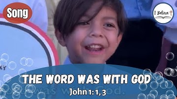 John 1: 1, 3 ~ Bible Memory Verse Song for Kids ~ Scripture Song about CREATION
