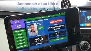 demo BRT announcer rute