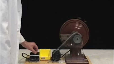 MIT Physics Demo -- Centrifugal versus Centripetal Motion