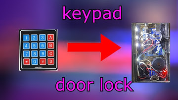 Password Based Door Lock System using Arduino And Keypad . (diy)