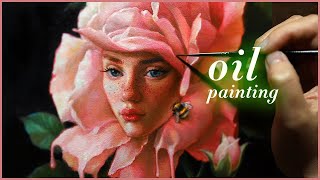 How to paint FAST 🎨 OIL PAINTING IN ONE LAYER