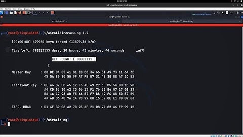 Simulatie van vooraf berekende PMK-cacheaanvallen met Airolib-NG op Wi-Fi WPA/WPA2-PSK