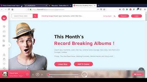 Setting and Installing Demo Content of Miraculous Online Music Store WordPress Theme