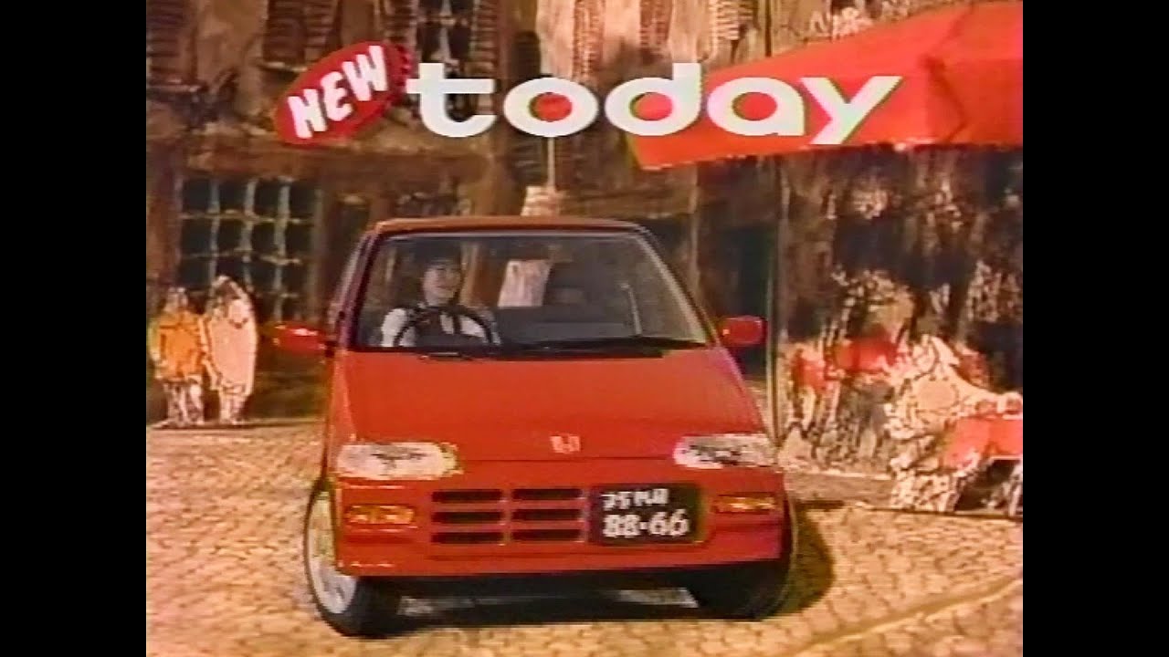 CM 1988-90】HONDA today 30秒×2 15秒×2 - YouTube