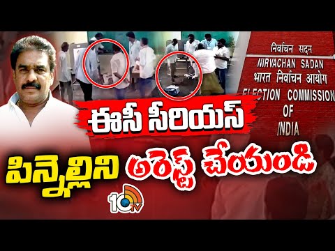 CEC Serious On Macherla MLA Pinnelli | సాయంత్రం 5 గంటల్లోపు నివేదిక ఇవ్వాలని సీఈసీ ఆదేశాలు | 10TV - 10TVNEWSTELUGU