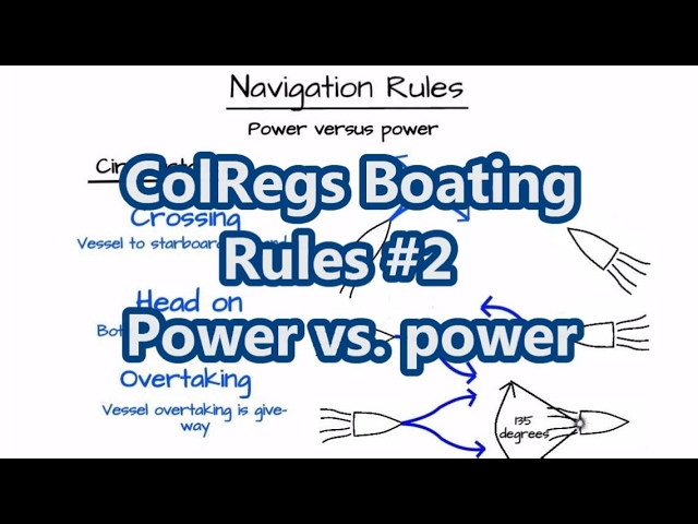 ColRegs Boating Rules #2 – Power vs. power | Sail Fanatics