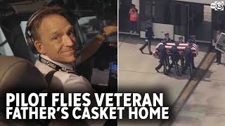 Pilot flies veteran dad's remains back to Texas
