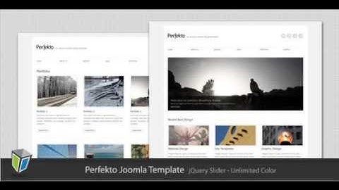 Preview Perfekto - Minimalist Portfolio Joomla Template Cr
