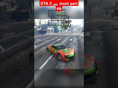 GTA v car 🚗 stunt pt #6 #gta #rockstar #gtaonline #gtagameplay #gtalovers #gta6 #shorts