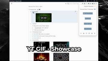 YT GIF extension showcase for Roam Research | v0.2.0