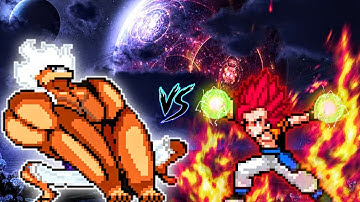 Wano Luffy V2 (all form) (New) Vs Gogeta OP (all form) in Jump Force Mugen🔥