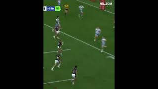 Warriors Jessie Arthars  TRY against Titans