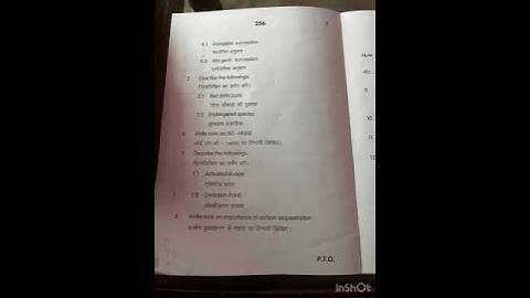 Bsc 6th semester botany paper 2 #Bsc