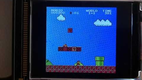 Gamegirl early prototype: connecting the screen to the GPIOs