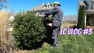 I should've been done already! Lawn Care Vlog #3