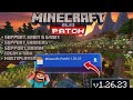 Minecaft 1.26.23 Patch apk mediafire downlaod // Mcpe 26.23 download
