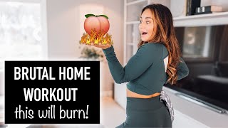 THIS WILL SET YOUR LEGS & GLUTES ON FIRE! - HOME WORKOUT