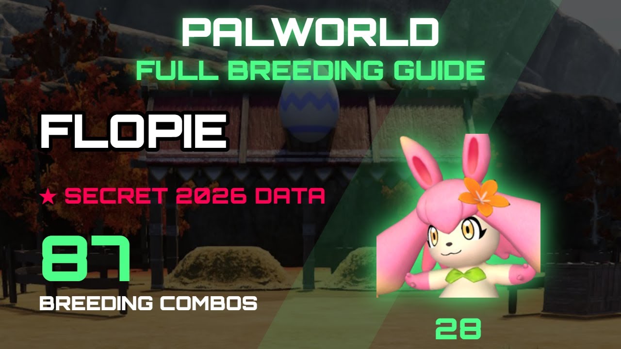 Полное руководство по разведению PALWORLD FLOPIE