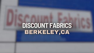Come Fabric Shopping with Me in Berkeley Discount Fabrics Tour A Hidden Gem for Creatives
