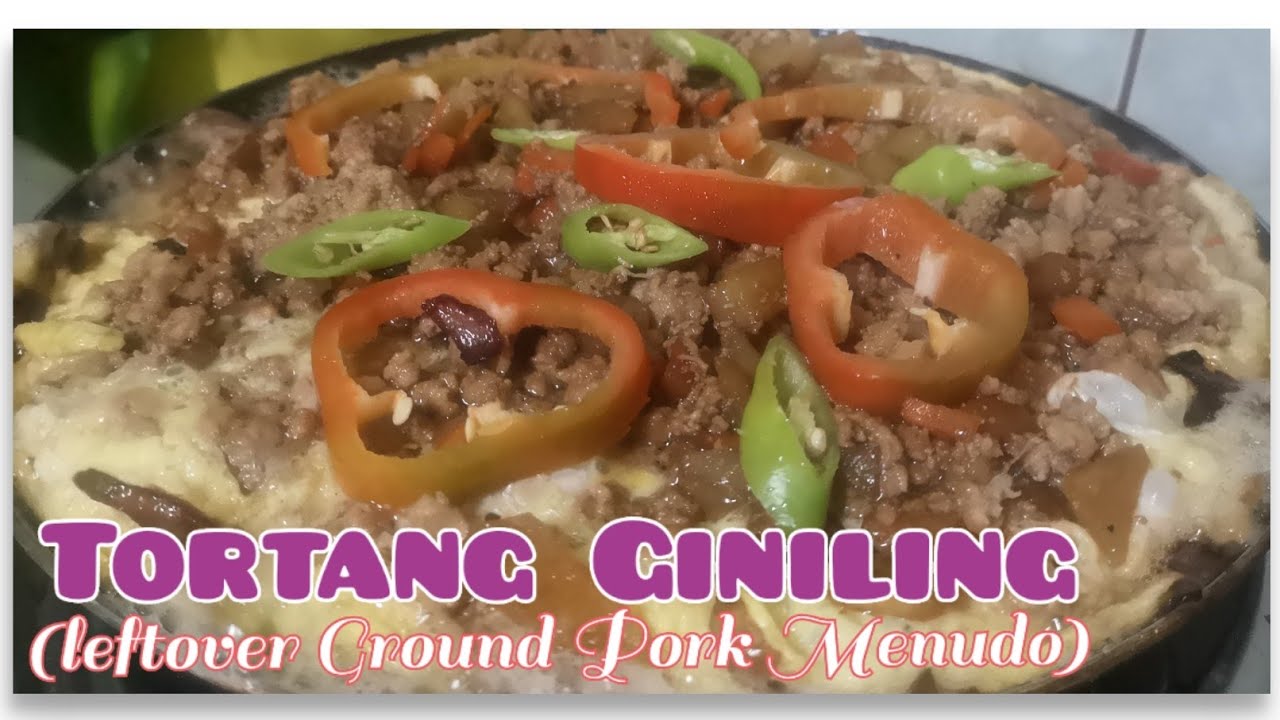 Tortang Giniling (leftover Ground Pork Menudo) - YouTube