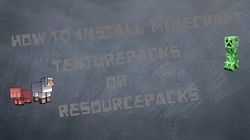 How to Install TexturePacks for 1.6.1 [ResourcePacks]