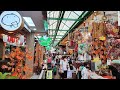 [4K] Walking around Wang Lang Market and Street Food in Bangkok Thailand