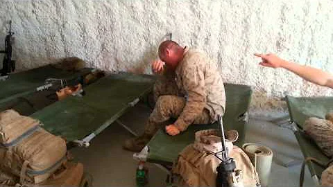 Don't fall asleep around Marines.