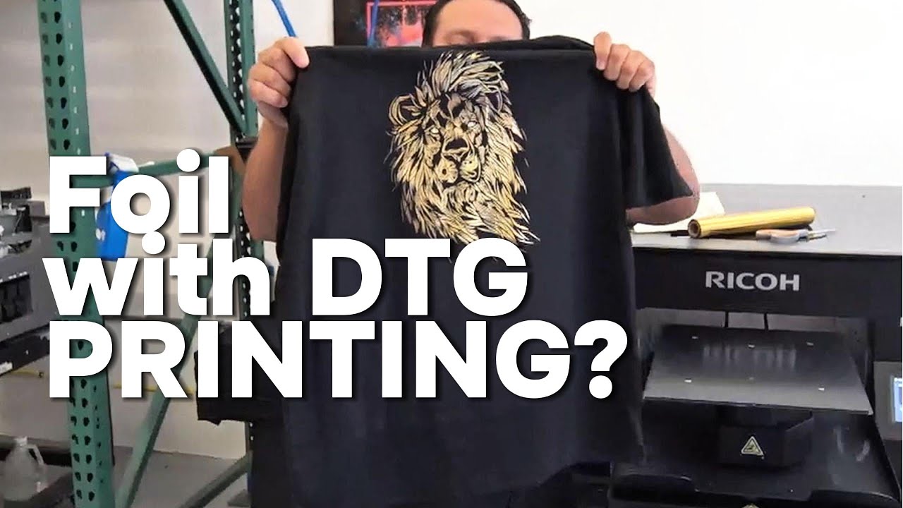 DTG + FOIL: How to Add SHINE to Your Direct-to-Garment Prints!
