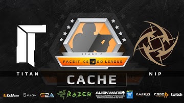 Titan vs NiP - Cache (FACEIT League 2015 Stage 2 EU)