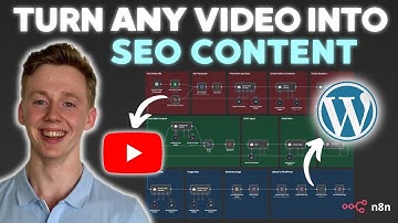 Turn Any YouTube Video into SEO Blog Content Automatically with n8n (Free Template)