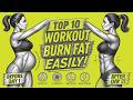 "Top 10 Best Home Exercises for Women 💪 Full Body Fat Burn &amp; Toned Body Workout Fast" 💥
