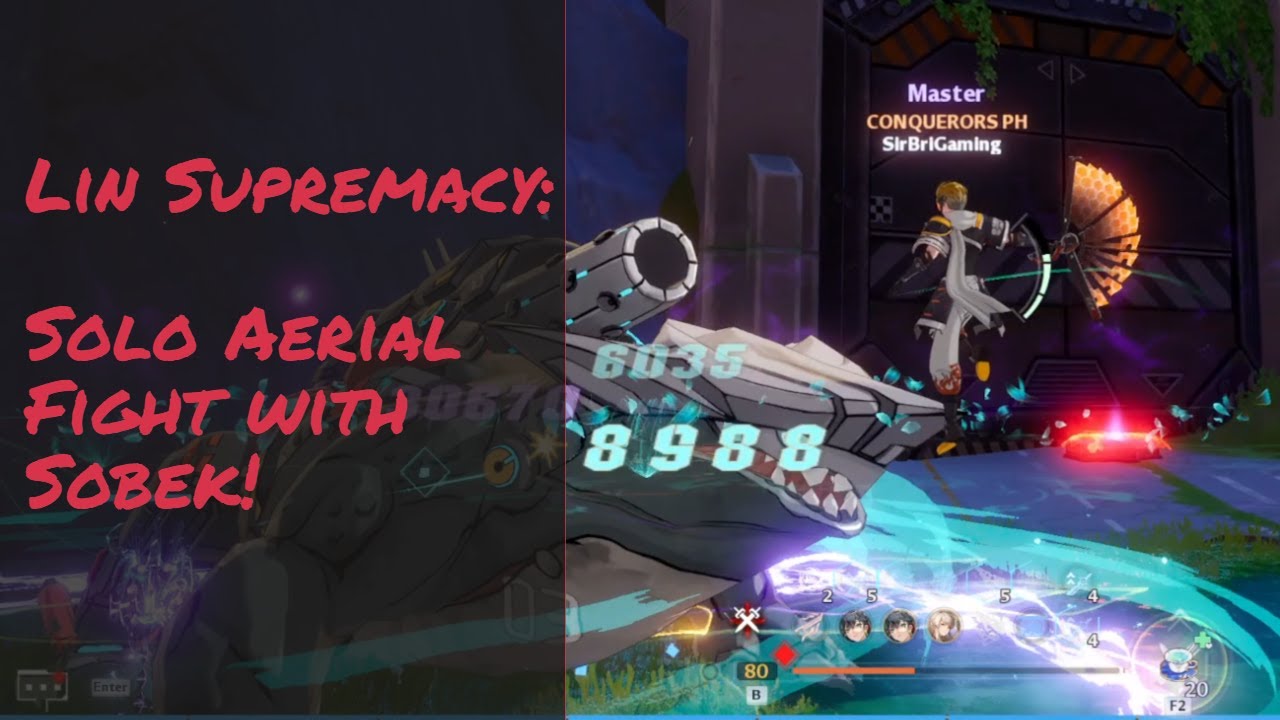 Lin Supremacy: Solo Aerial Fight with Sobek! | Tower of Fantasy