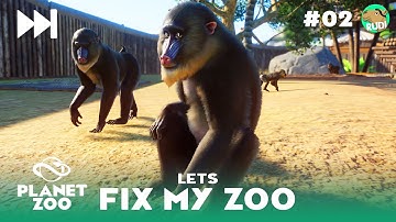 Mandrils make money - Lets fix my zoo - Planet Zoo Beta Lets Play