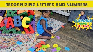 Toddler Recognizing Letters and Numbers