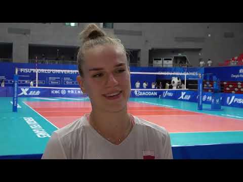 Chengdu 2023. Aleksandra Rasińska po awansie siatkarek do półfinału!