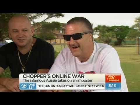 The infamous Aussie takes on a Twitter imposter. yahoo7.com.au/sunrise @sunriseon7 @thechopperread.