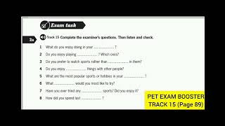 PET EXAM BOOSTER Track 15 (Page 89)