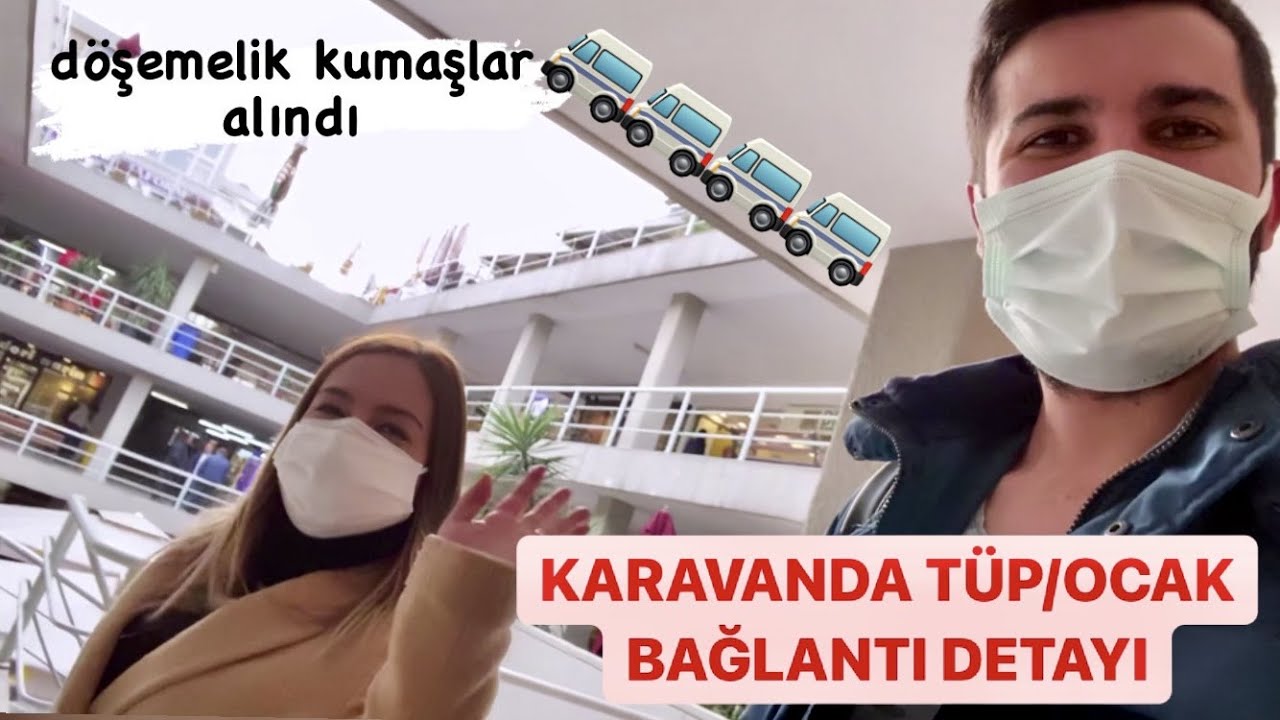 KARAVAN YAPIMI I TÜP OCAK BAĞLANTI DETAYI I DÖŞEMELİK KUMAŞLAR ALINDI