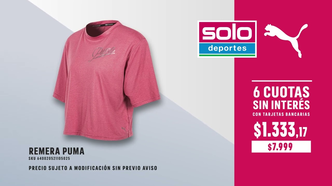 Remera Puma - Solo Deportes - YouTube