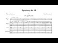 Shostakovich symphony no 14  teodor currentzis  full score