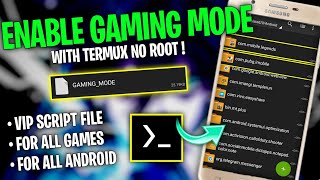 Enable Gaming Mode With Termux On Any Android - No Root screenshot 5